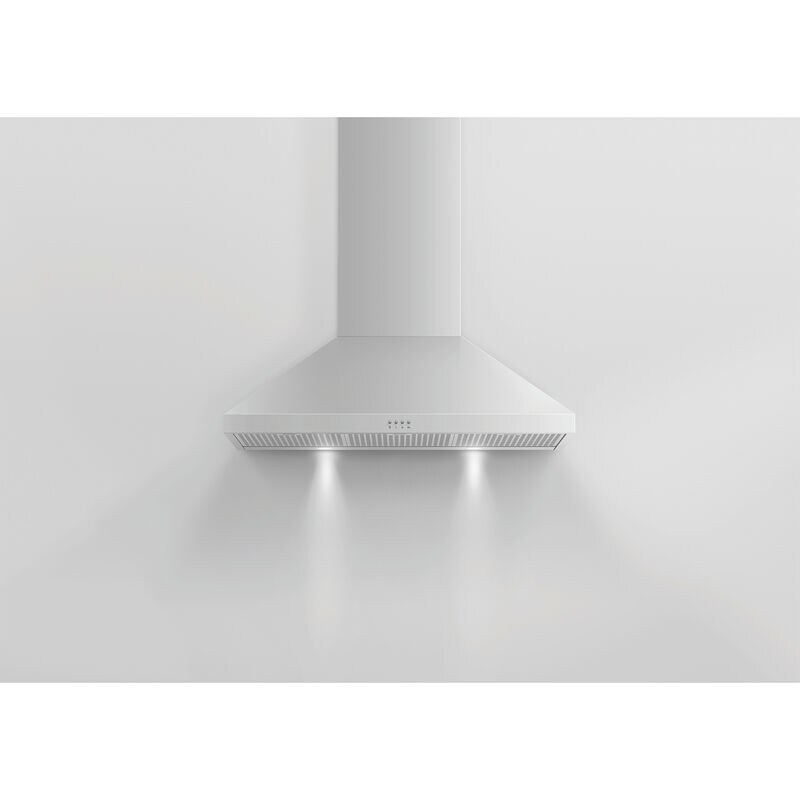 Fisher & Paykel Series 7 36 in. Convertible Chimney Style Range Hood with 600 CFM, 3 Fan Speeds & 2 LED Lights - Stainless Steel, , hires