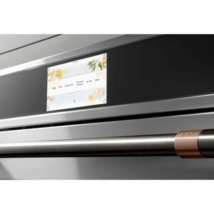 Cafe Professional Series 30 in. 10 cu. ft. Smart Top Control Electric Double Wall Oven with True European Convection - Stainless Steel, Stainless Steel, hires