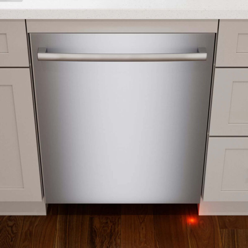 Bosch 800 Series 24 in. Smart Built-In Dishwasher with Top Control, 42 dBA Sound Level, 15 Place Settings, 6 Wash Cycles & Sanitize Cycle - Stainless Steel, , hires