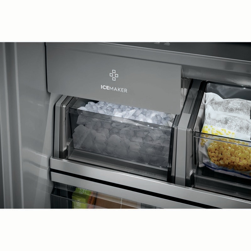 Electrolux 33 in. 18.9 cu. ft. Built-in Double-Drawers Upright Freezer with Ice-Maker & Adjustable Shelves - Stainless Steel, , hires