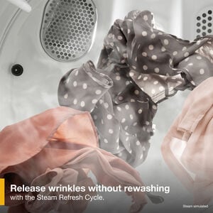 Whirlpool 29 in. 7.0 cu. ft. Gas Dryer with Wrinkle Shield Option, Steam Cycle & Sensor Dry - Volcano Black, Volcano Black, hires