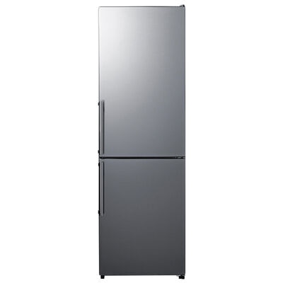 Summit Thin Line Series 24 in. 10.8 cu. ft. Counter Depth Bottom Freezer Refrigerator - Stainless Steel Look | FFBF235PL