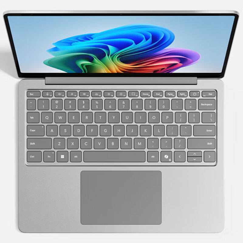 Microsoft Surface Laptop 13 in. Touch Screen Notebook with Copilot+PC, Qualcomm Snapdragon X Plus, 8-Core CPU, Qualcomm Adreno GPU, 16GB RAM, 512GB UFS, Up to 23 Hrs of Battery Life & Window 11 Home - Platinum, , hires