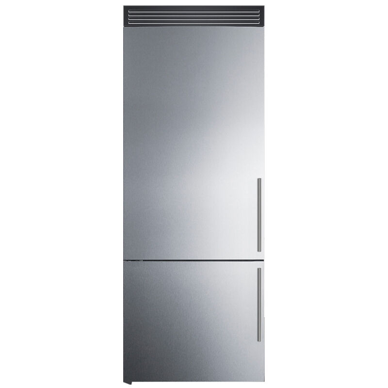 Summit 28 in. 14.6 cu. ft. Counter Depth Bottom Freezer Refrigerator - Stainless Steel, , hires