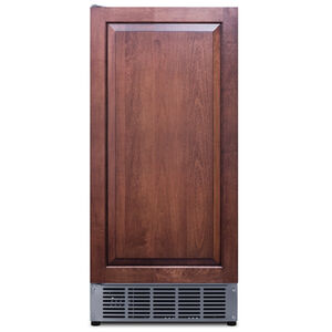 Summit 15 in. Built-In Undercounter Commercial-Use Ice Maker with 25 lb. Ice Storage, Auto-Defrost & Digital Control - Custom Panel Ready, , hires