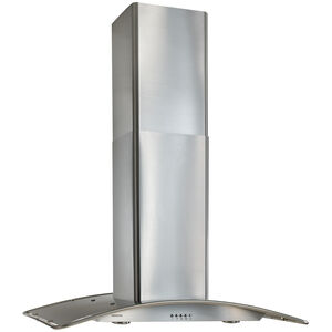 Broan B59 Series 36 in. Chimney Style Range Hood with 3 Speed Settings, 450 CFM, Convertible Venting & 4 Halogen Lights - Stainless Steel, , hires