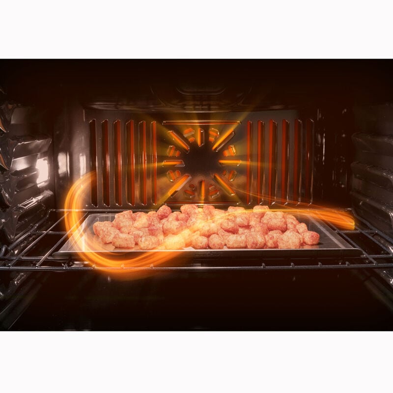 GE Profile 30 in. 10 cu. ft. Smart Top Control Electric Double Wall Oven with True European Convection - Stainless Steel, Stainless Steel, hires