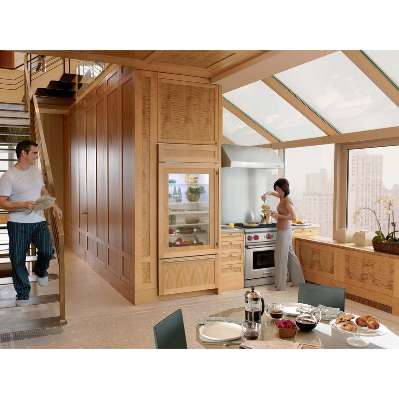 Wolf 30 in. Convertible Canopy Pro Style Style Range Hood with 2 LED Lights - Stainless Steel, , hires