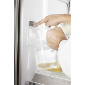 Thermador 36 in. 20.8 cu. ft. Smart Counter Depth French Door Refrigerator with Internal Water Dispenser and Professional handles Stainless Steel, , hires