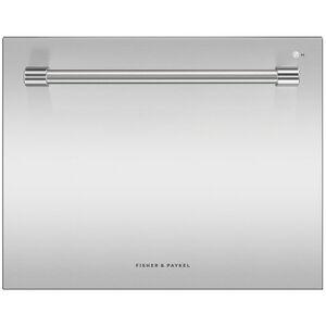 Fisher Paykel Pro Series 9 24 in. Smart Double Drawer with Top Control & 44 dBa Sound Level - Stainless Steel, , hires