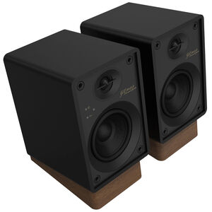 Onkyo 2-Way Compact Powered Bookshelf Speakers (Pair) - Black, Black, hires