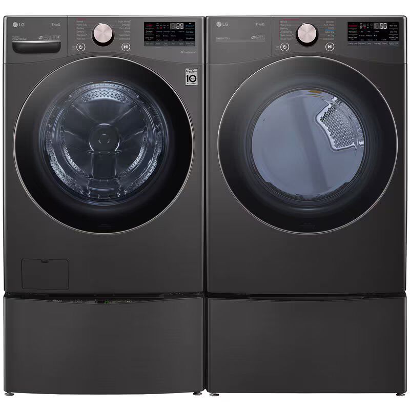 シセルリノ　 Dryer ブラック Samsung 7.5 Cu. Ft. Stackable Electric Dryer with Sensor Dry Black