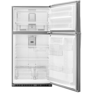 Whirlpool 33 in. 21.3 cu. ft. Top Freezer Refrigerator - Fingerprint Resistant Stainless Steel, Stainless Steel, hires