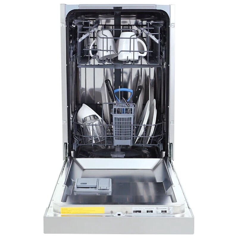 Avanti 18 in. Front Control Dishwasher with 53 dBa Sound Level & Pocket - White, , hires