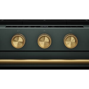 KitchenAid Handle and Knob Hardware Accessory Kit for Slide-In Convection Range - Brass, , hires