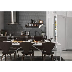 Monogram 30 in. Convertible Chimney Style Range Hood with 420 CFM, 4 Fan Speeds & 2 Halogen Lights - Stainless Steel, , hires