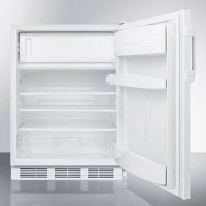 Summit AccuCold 24 in. 5.1 cu. ft. ADA Compliant Undercounter Refrigerator - White, , hires
