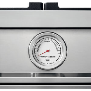 Bertazzoni Master Series 30 in. 4.7 cu. ft. Dual Convection Gas Range with 5 Sealed Burners - Matte Black, Matte Black, hires