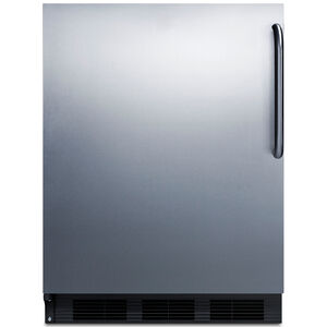 Summit 24 in. 5.1 cu. ft. Undercounter Refrigerator - Stainless Steel, , hires