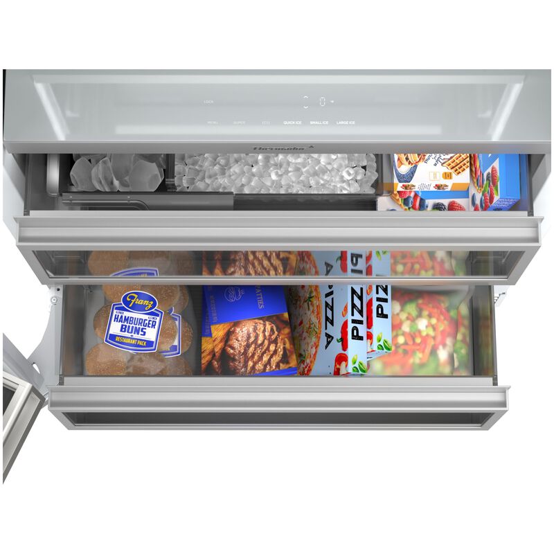 Thermador Freedom Collection 30 in. 18.2 cu. ft. Built-In Smart Triple Drawer Upright Freezer with Ice-Maker & Adjustable Shelves - Custom Panel Ready, , hires