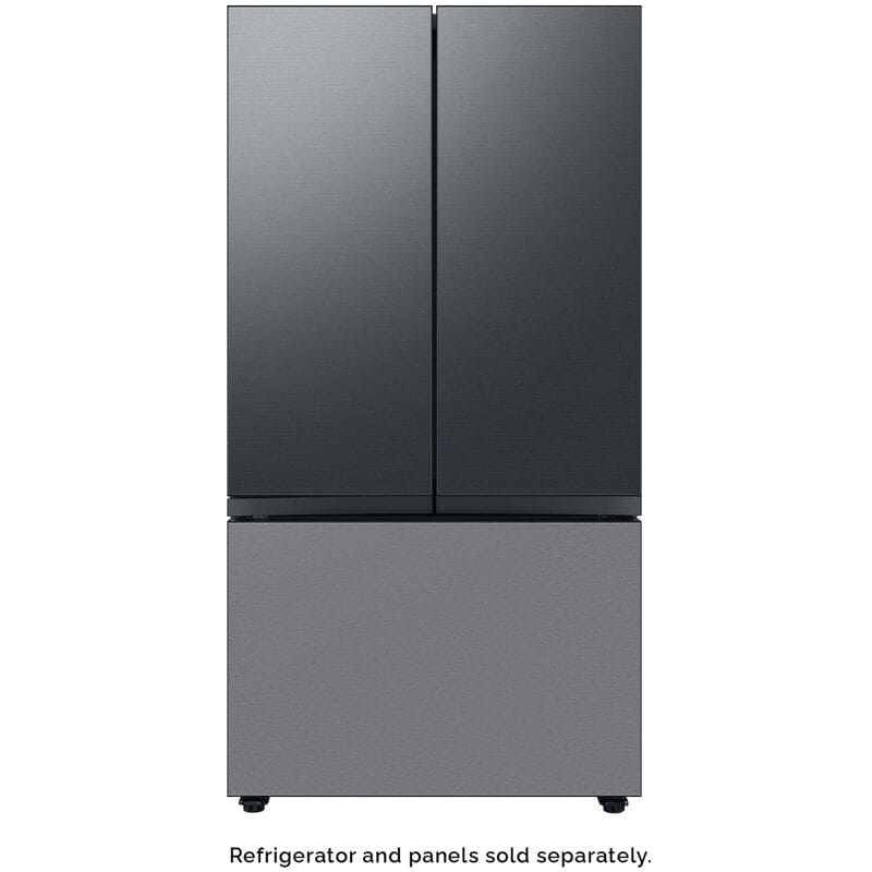 Samsung BESPOKE 3-Door French Door Top Panel for Refrigerators - Matte Black Steel, , hires