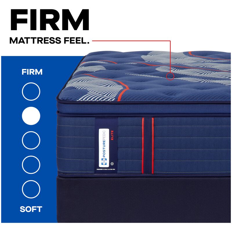 Sealy Brenham II Posturepedic Elite Firm Euro Top Innerspring King Size Mattress, , hires