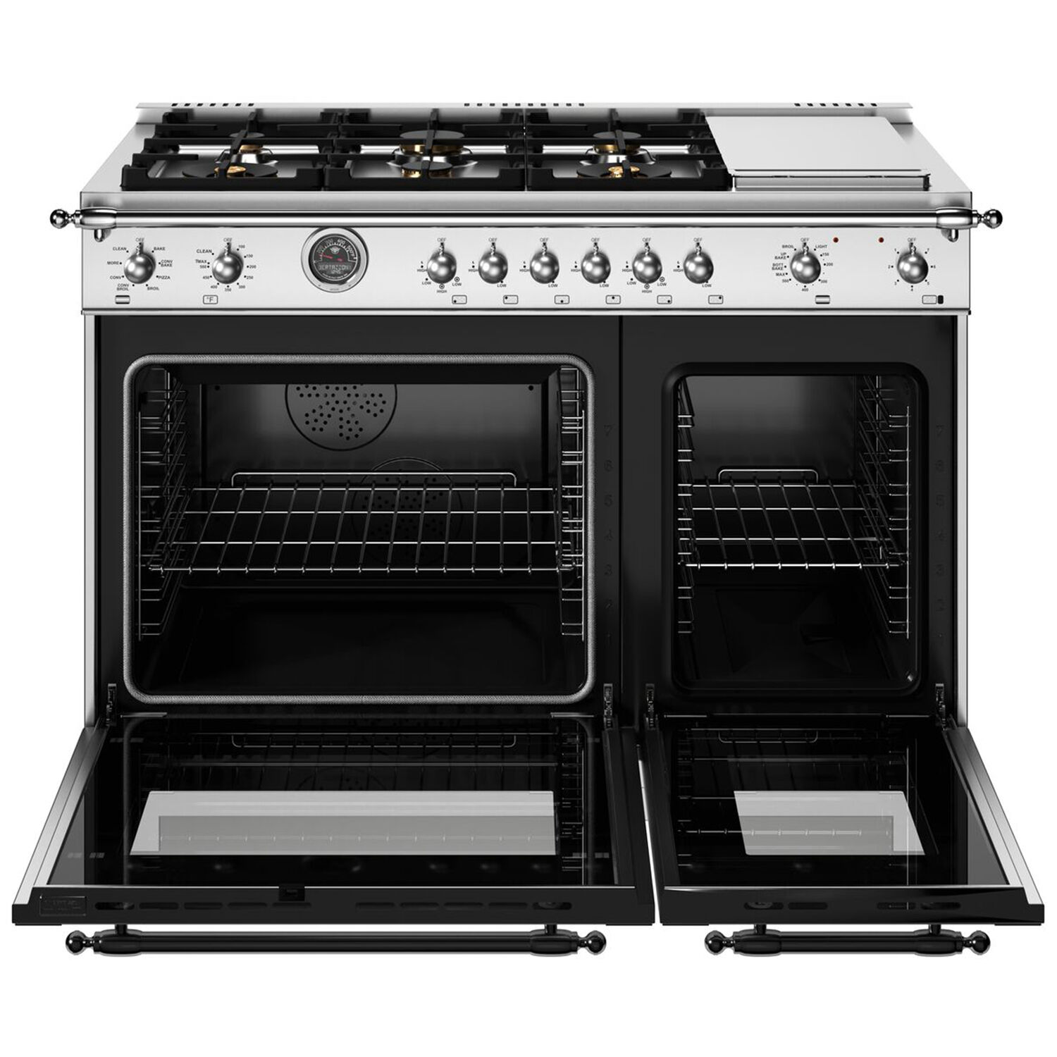 Bertazzoni Heritage Series 48 in. 7.0 cu. ft. Air-Fry Dual