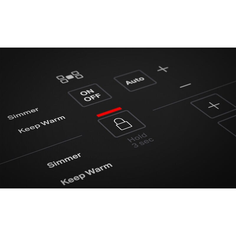 KitchenAid 30 in. 5-Burner Induction Cooktop with Simmer Burner & Power Burner - Stainless Steel, , hires