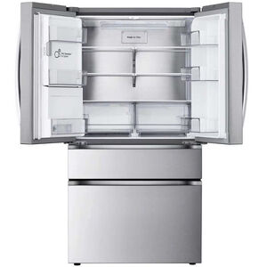 LG 36 in. 28.6 cu. ft. Smart 4-Door French Door Refrigerator with Ice & Water Dispenser - PrintProof Stainless Steel, PrintProof Stainless Steel, hires