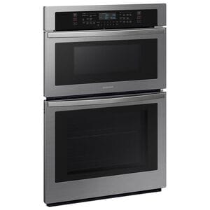 Samsung 30 in. 7 cu. ft. Smart Electric Microwave/Wall Oven Combo with Sensor Cooking - Stainless Steel, Stainless Steel, hires