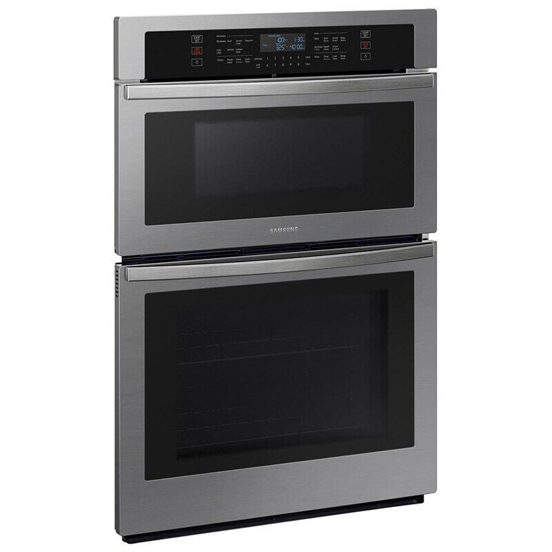 Samsung 30 in. 7 cu. ft. Smart Electric Microwave/Wall Oven Combo with Sensor Cooking - Stainless Steel, Stainless Steel, hires