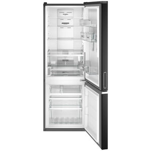 Whirlpool 24 in. 12.9 cu. ft. Counter Depth Garage Ready Bottom Freezer Refrigerator - Black, Black, hires