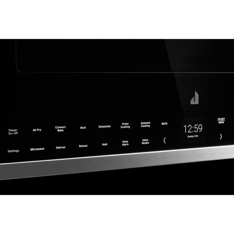 JennAir Rise 30 in. 1.1 cu. ft. 950W Smart Built-In Microwave with Convection & Sensor Cooking - Stainless Steel, , hires