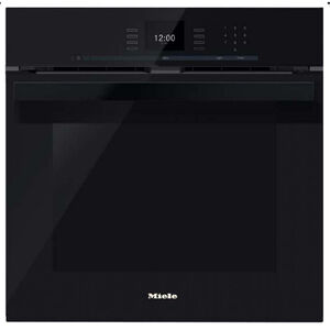 Miele PureLine Series 24 in. 2.9 cu. ft. Electric Wall Oven with Standard Convection & Self Clean - Obsidian Black, , hires
