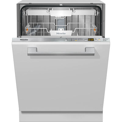 Miele 24 in. Built-In Dishwasher with Top Control, 44 dBA Sound Level, 16 Place Settings, 5 Wash Cycles & Sanitize Cycle - Custom Panel Ready | G5051SCVI
