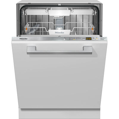 Miele 24 in. Top Control Dishwasher with 44 dBa Sound Level & 3rd-Rack - Custom Panel Ready | G5051SCVI