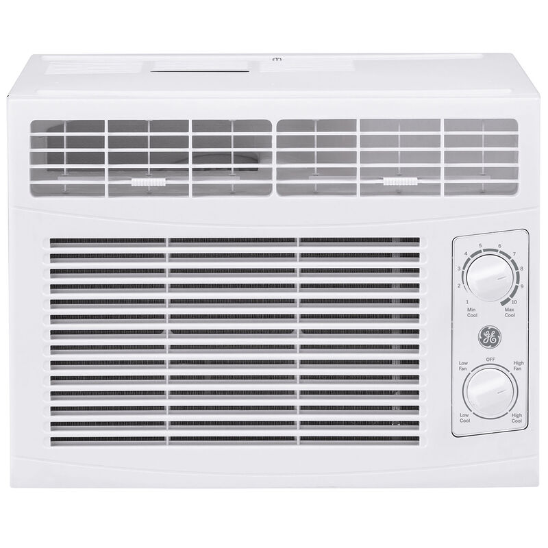 GE 5,050 BTU 115V Window Air Conditioner with 2 Fan Speeds - White, , hires