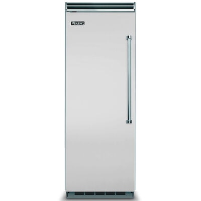 Viking 30" 15.9 Cu. Ft. Built-In Upright Freezer with Ice Maker, Adjustable Shelves & Digital Control - Stainless Steel | VCFB5303LSS