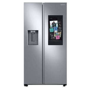 Samsung Family Hub Series 36 in. 26.7 cu. ft. Smart Side-by-Side Refrigerator with Family Hub, Ice & Water Dispenser - Stainless Steel, Stainless Steel, hires