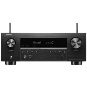 Denon 8K Video & 3D Audio Experience, 7.2 Channel Receiver with Built-In HEOS - Black, , hires