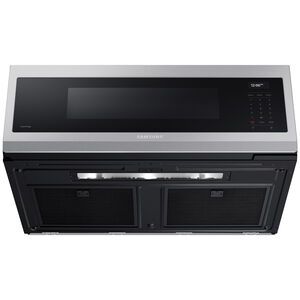 Samsung 30" 1.1 Cu. Ft. Over-the-Range Microwave with 10 Power Levels, 550 CFM & Sensor Cooking Controls - Stainless Steel, Stainless Steel, hires