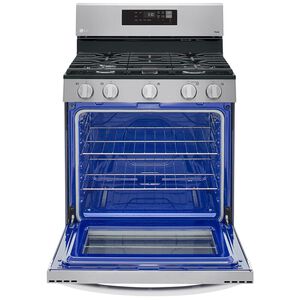 LG 30 in. 5.8 cu. ft. Smart Gas Range with 5 Sealed Burners - Stainless Steel, , hires