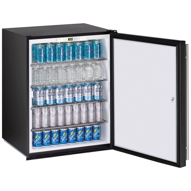 U-Line ADA Collection 24 in. 5.3 cu. ft. Undercounter Refrigerator - Black, , hires