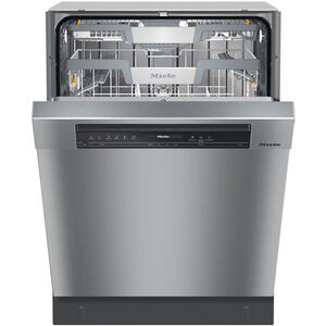 Miele 24 in. Built-In Dishwasher with AutoDos System, Front Control, 42 dBA Sound Level, 16 Place Settings, 24 Wash Cycles & Sanitize Cycle - Stainless Steel, , hires