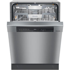 Miele 24 in. Front Control Smart Dishwasher with 42 dBa Sound Level, 3rd-Rack & Pocket - Stainless Steel, , hires