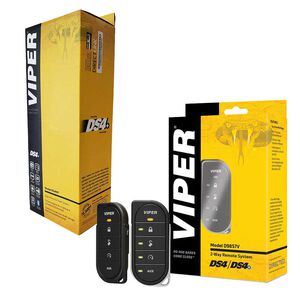 Viper DS4+ Remote Starter System Bundle with One 5-Button Rechargeable 2-Way LED (1 Mile Range) & One 5-Button 1-Way Remote, , hires