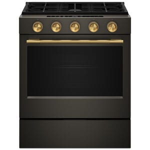 KitchenAid Handle and Knob Hardware Accessory Kit for Slide-In Convection Range - Brass, , hires