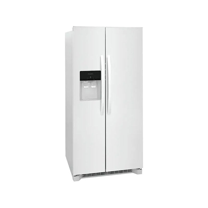 Frigidaire 33 in. 22.3 cu. ft. Side-by-Side Refrigerator With External Ice & Water Dispenser - White, White, hires
