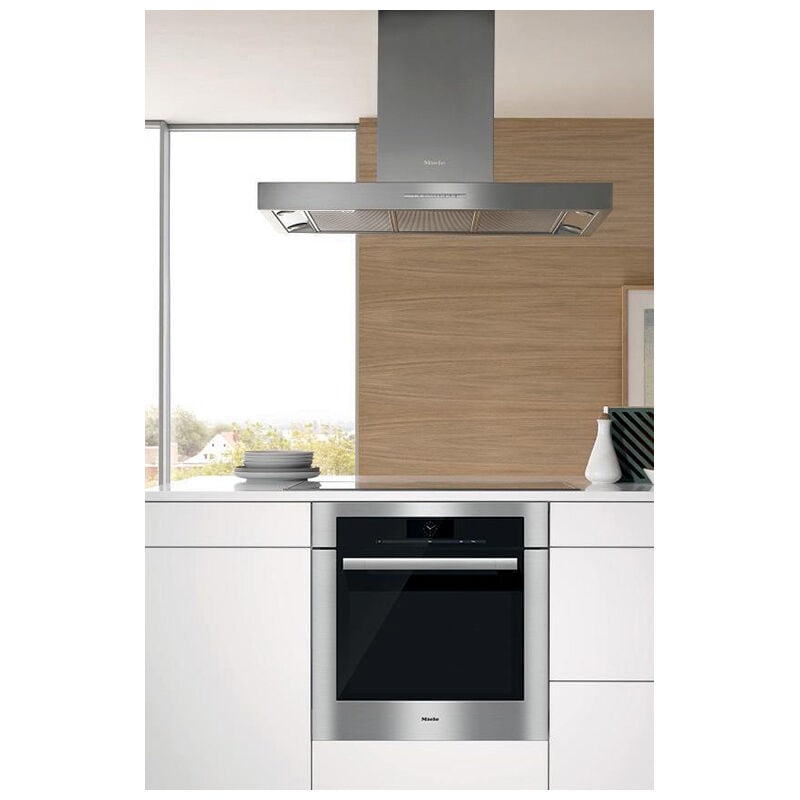 Miele 36 in. Convertible Chimney Style Range Hood with 625 CFM, 3 Fan Speeds & 4 LED Lights - Stainless Steel, , hires