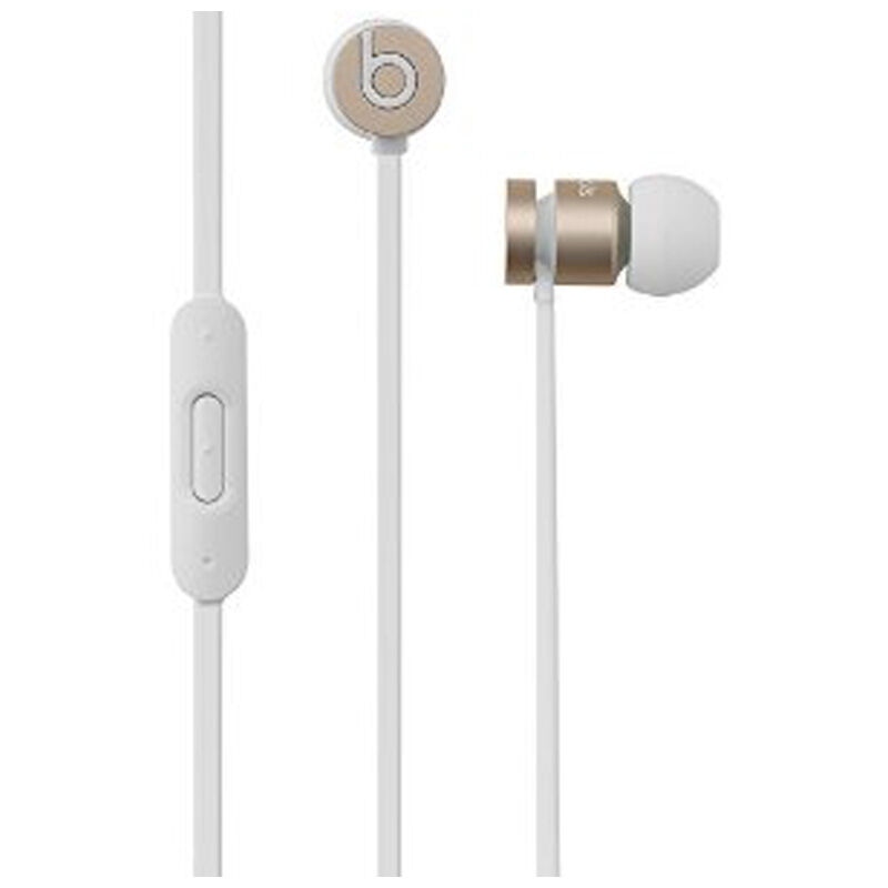 Beats by Dr. Dre urBeats In-Ear Wired Headphones - Gold, Gold, hires